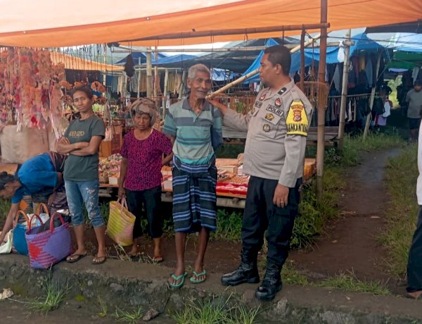 Bhabinkamtibmas Boru Aktif Patroli, Tekankan Keselamatan dan Ketertiban