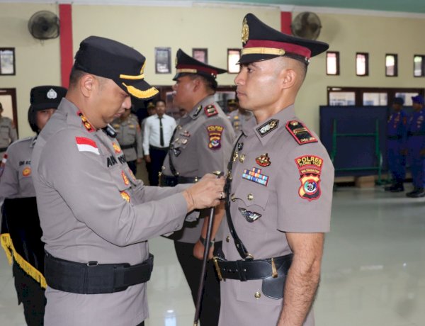 Kapolres Flores Timur AKBP Adhitya Octorio Putra Pimpin Sertijab Kasat Lantas