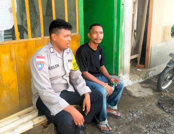 Dekat dengan Warga, Bhabinkamtibmas Waiwadan Rutin Sambangi Masyarakat Binaan