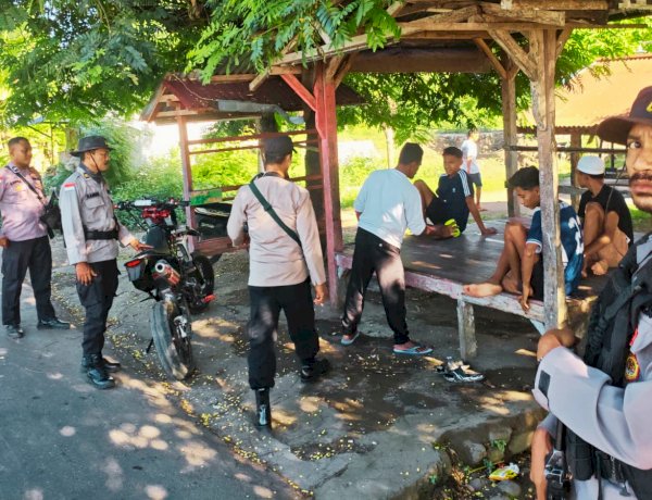 Hadir Menyapa Warga, Personel Pos Bele Perkuat Stabilitas Kamtibmas Yang Semakin Kondusif