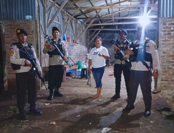 Patroli Harkamtibmas Polres Flores Timur Jaga Situasi Kondusif dan Perkuat Pesan Perdamaian di Adonara Timur