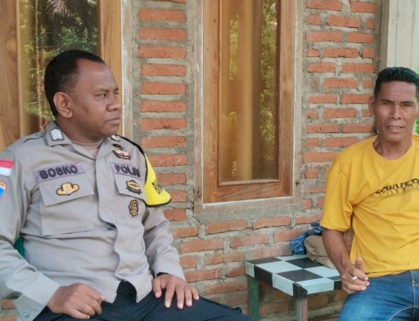 Bhabinkamtibmas Kelurahan Weri Ajak Warga Perkuat Kamtibmas dan Kepedulian Sosial