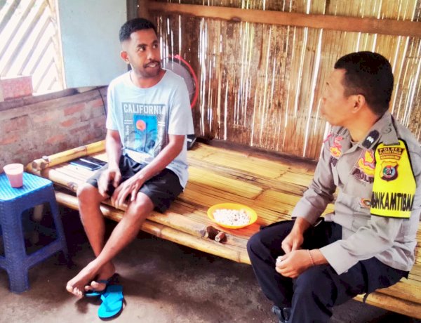 Lewat Sambang Humanis, AIPDA Gusti Towa Ajak Warga Jaga Kamtibmas dan Cegah TPPO