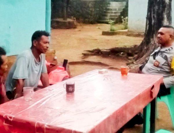 Sambang Humanis di Mokantarak, AIPDA Michael S. Sareng Bangun Kesadaran Lawan Hoaks dan TPPO