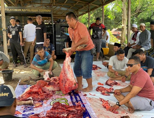 Polres Flores Timur Rayakan Idul Adha 1447 H dengan Semangat Rela Berkurban