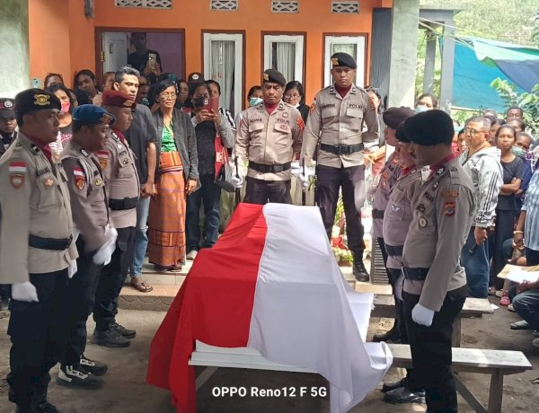 Jejak Pengabdian Tak Pernah Usai, Suasana Haru dan Penuh Penghormatan Menyelimuti Pemakaman Almarhum Ipda (Purn.) I Wayan Kurnayasa
