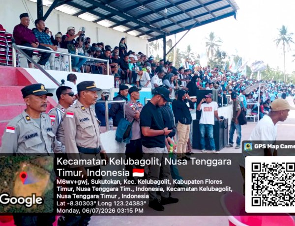 Pengamanan Maksimal, Polres Flores Timur Pastikan Ape Buan Cup II Berlangsung Aman