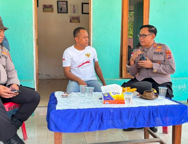 Tak Kenal Lelah Demi Kedamaian, Kapolres Flores Timur AKBP Gede Putra Yase Kembali Sambangi Tokoh Masyarakat di Adonara Timur