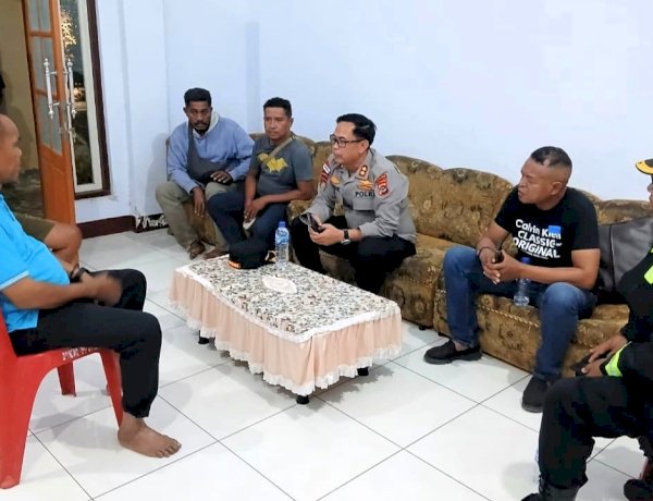 Wujudkan Perdamaian, Kapolres Flores Timur AKBP Gede Putra Yase Cek Lokasi Penandatanganan Komitmen Damai