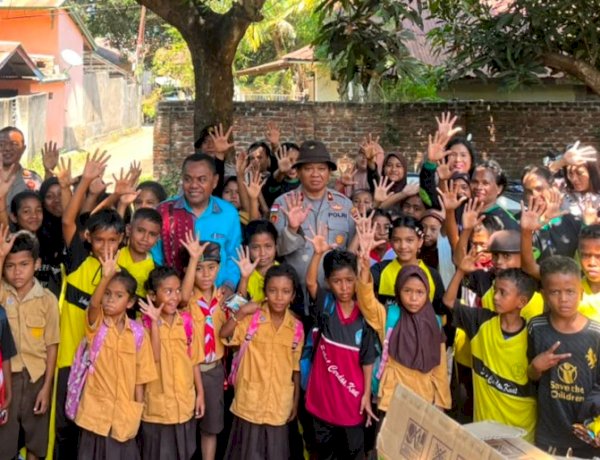 Wakapolres Flores Timur Kompol Ketut Mastina Pimpin Terapi USEFT, Kembalikan Semangat Belajar Anak-Anak SDI Riangrindu