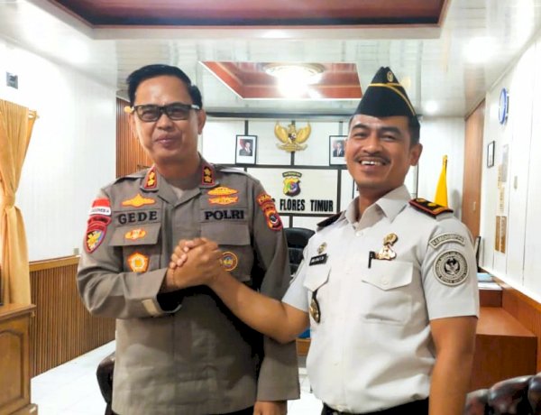 Karutan Larantuka Silaturahmi ke Polres Flores Timur, Perkuat Kolaborasi Menjaga Kamtibmas