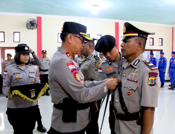 Penyegaran Organisasi, Polres Flores Timur Gelar Sertijab dan Pelantikan Pejabat