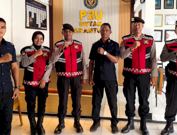 Sat Samapta Perkuat Sinergi dengan Rutan Kelas II Larantuka Melalui Sambang