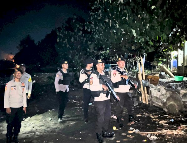 Dari Gang dan Lorong Wailingo, Polres Flotim Tebarkan Pesan Damai dan Ketenangan