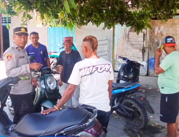 Langkah Awal di Tempat Baru, Kapolsek Adonara Barat Dekati Pemerintah dan Masyarakat