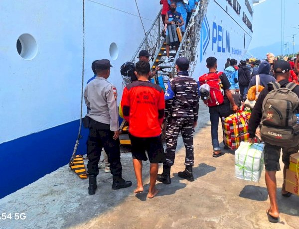 Kolaborasi Lintas Instansi, Pengamanan KM Lambelu di Larantuka Berjalan Lancar