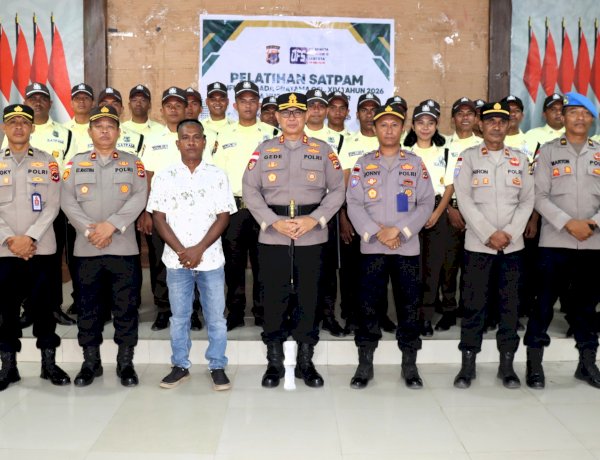 Menutup Pelatihan Gada Pratama, Kapolres Flores Timur Titip Pesan Profesionalisme dan Keteladanan