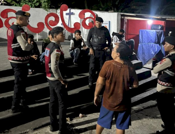 Menyusuri Sudut Kota, Sat Samapta Polres Flores Timur Ciptakan Suasana Aman di Malam Hari