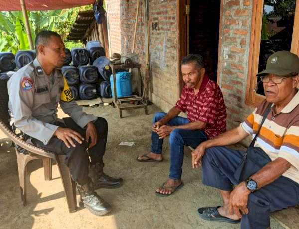 Lewat Dialog Sederhana, Bhabinkamtibmas Perkuat Kepedulian Warga terhadap Kamtibmas