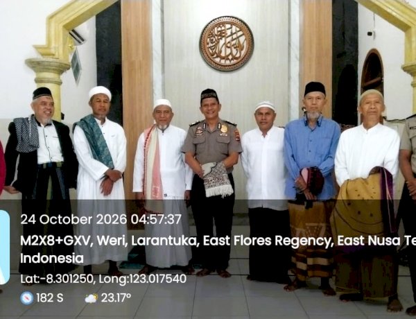 Melalui Subuh Keliling, Polres Flores Timur Ajak Masyarakat Jadi Pelindung bagi Diri Sendiri
