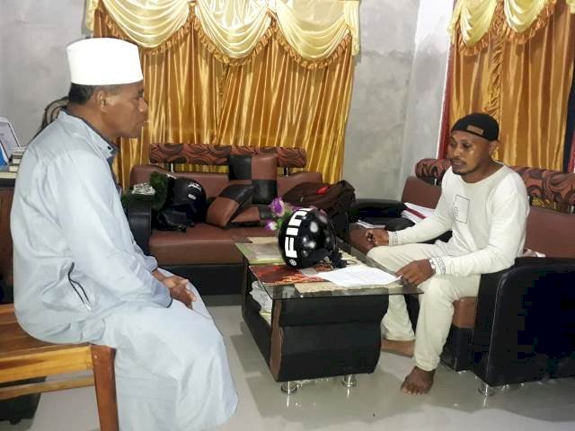 Jalin Silaturahmi, Unit V Sat Intelkam Polres Flotim Kunjungi Tokoh Agama
