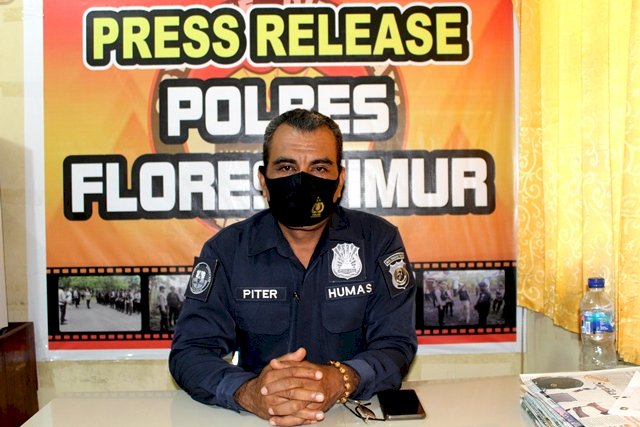 Polres Flotim Release Penangkapan FMDA Alias D Terduga Kasus Penikaman