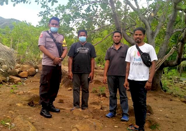 Bhabinkamtibmas Bripka Taufiq Suwadi Lakukan Sambang Ke Desa Binaannya