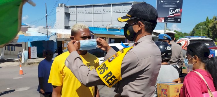 Wakapolres Flotim Pimpin Langsung Pelaksanaan Operasi Keselamatan Ranakah 2021