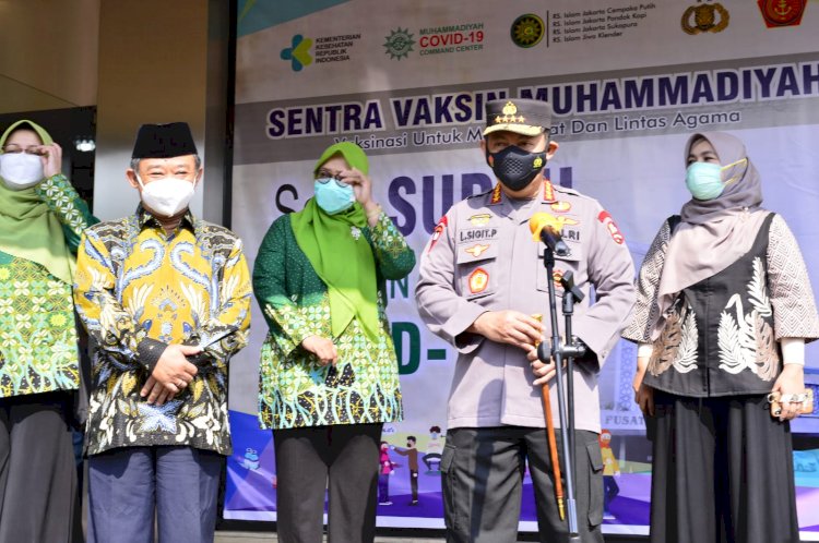 Rangkul Muhammadiyah se-Indonesia, Kapolri Optimis Herd Immunity Segera Terbentuk
