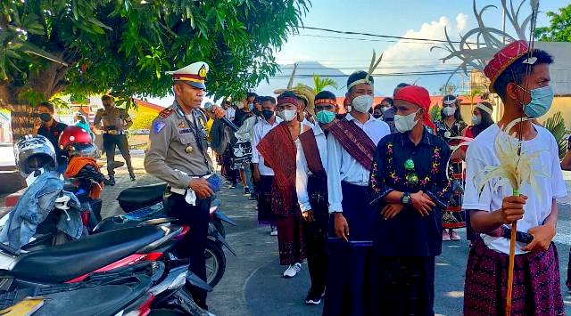 Sat Lantas Polres Flotim Tak Henti-Hentinya Himbau Tertib Berlalulintas