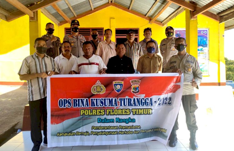 Ops Bina Kusuma Turangga 2022, Polres Flotim : Patroli Dialogis dan Himbauan Terus Dilakukan