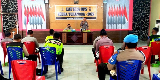 Jelang Ops Zebra Turangga 2022, Polres Flotim Gelar Lat Pra Ops