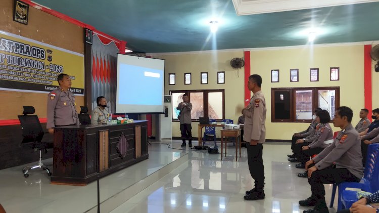 Polres Flores Timur, Gelar Lat Pra Ops Ketupat 2023