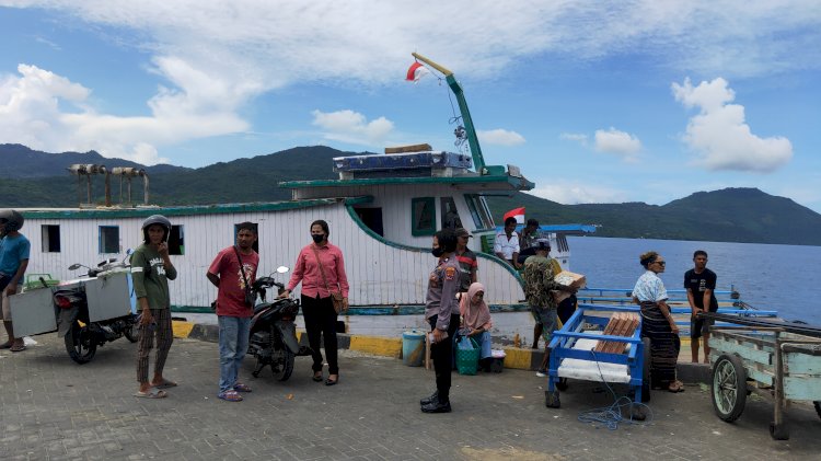 Polres Flotim Dirikan Pos Pengamanan Dalam Rangka Pengamanan Lebaran Di Flores Timur