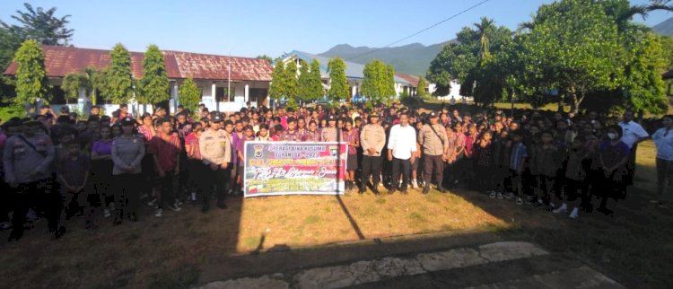 Cegah Kenakalan Remaja, Ops Bina Kusuma Turangga 2023 Polres Flotim Laksanakan Binluh Ke Sekolah