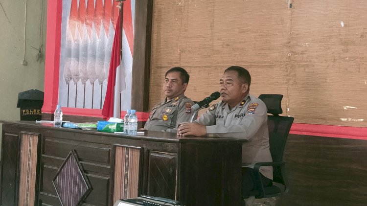 Kapolres Flotim Pimpin Rapat Koordinasi Terkait Kejahatan Tindak Pidana Perdagangan Orang ( TPPO ) Di Wilayah Kabupaten Flores Timur
