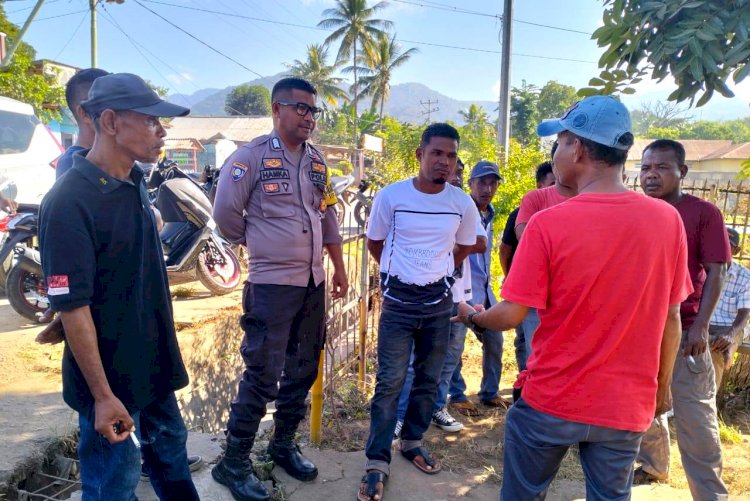 Sosialisasi Bhabinkamtibmas Tentang Tindak Pidana Perdagangan Orang di Lamahala Jaya