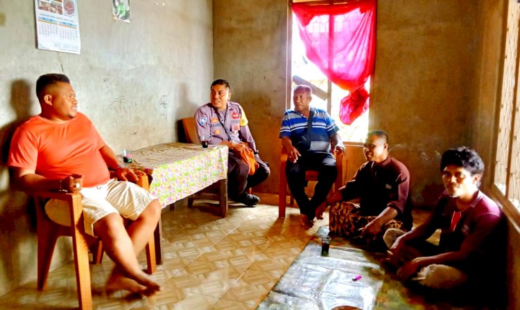 Sambang dan Komunikasi Warga Binaan, Aipda Fransiskus Sili Selipkan Himbauan TPPO
