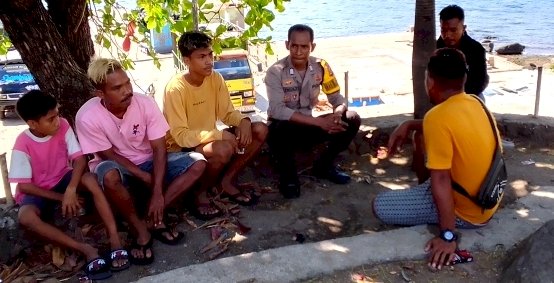 Bhabin Maksimalkan Himbauan TPPO Saat Kunjungi Rita Ebang