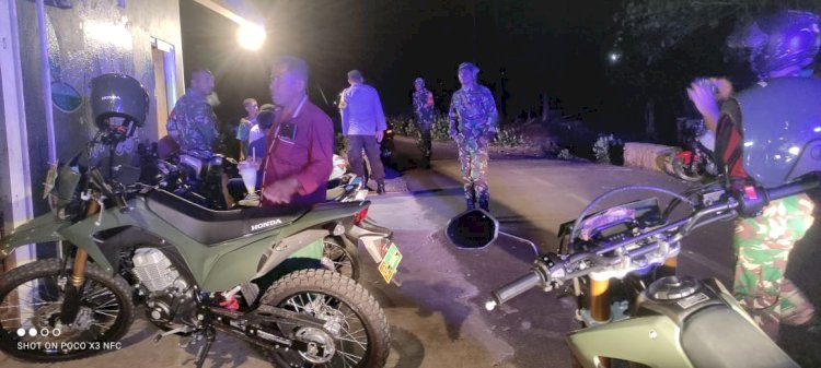 Patroli Gabungan TNI-POLRI Tingkatkan Patroli Malam Jelang Nataru