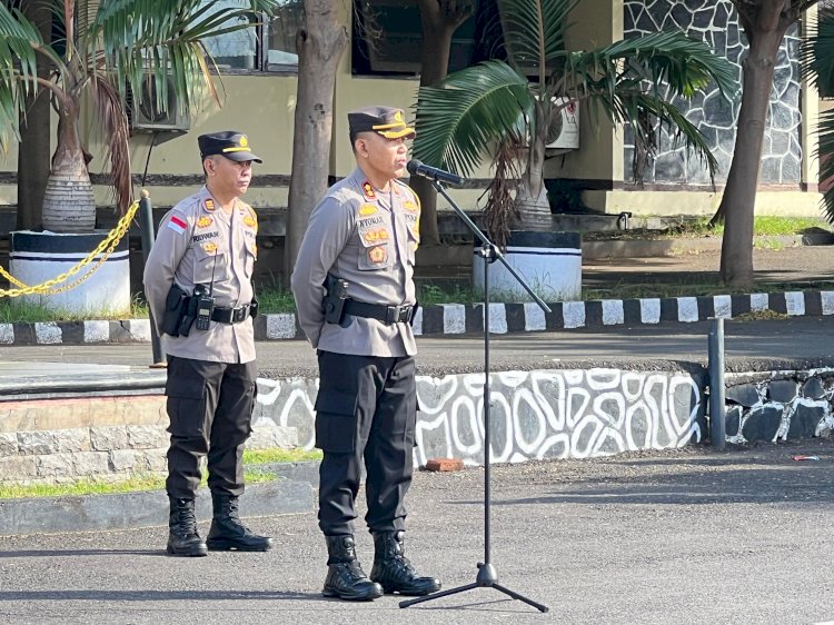 Sinegritas TNI POLRI, Polres Flotim Laksanakan Patroli Gabungan Dalam Rangka Hari Pencoblosan Pemilu 2024
