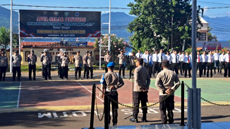 Gunakan Cara Kepolisian Yang Elegan, Begini Pesan Kapolres Flotim Saat Apel Pagi