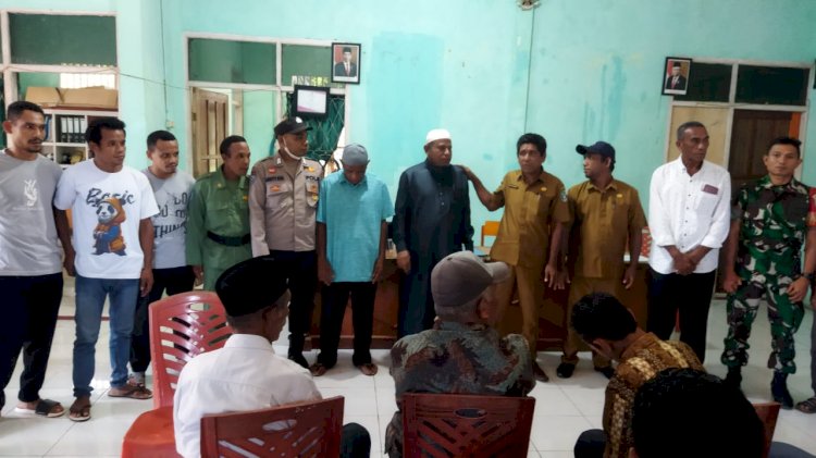 Cegah Kerawanan Kamtibmas, Bhabin dan Babinsa Kec Adonara Timur Hadir dan  memberi manfaat bagi Masyarakat desa.