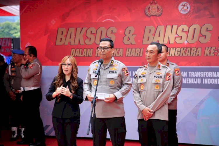 *Polri Bangun Fasilitas Air Bersih hingga Perbaiki Tempat Ibadah Sambut Hari Bhayangkara ke-78*