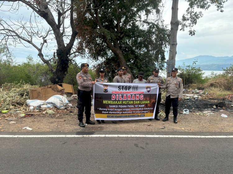 Polres Flotim Laksanakan Giat Operasi Bina Karuna Turangga tahun 2024.