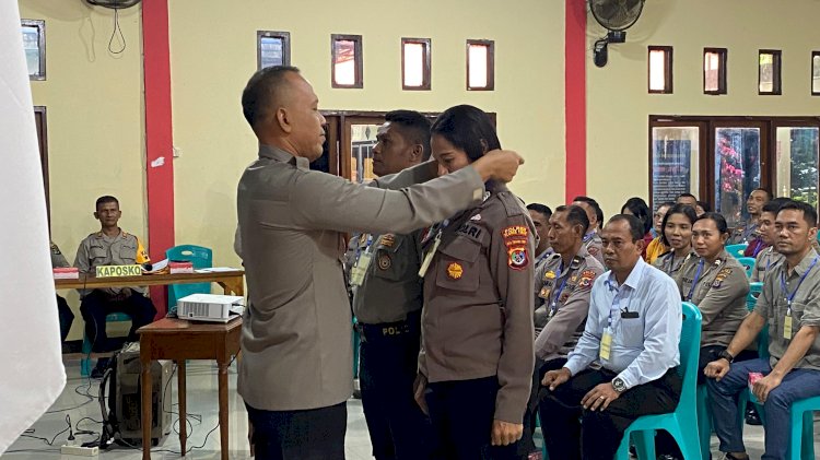 Latihan Pra Operasi Dalam Rangka Pengamanan Pemilukada Serentak tahun 2024 di wilayah hukum Polres Flotim.