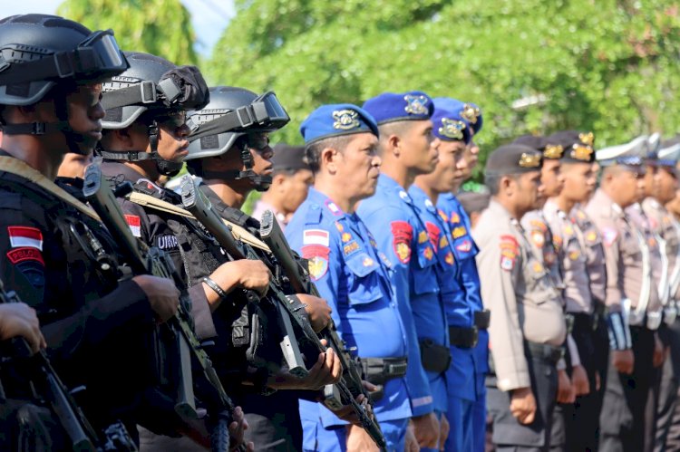 Polres Flotim Laksanakan Upacara Peringatan Hari Kesaktian Pancasila Tahun 2024