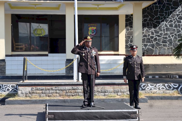 Polres Flotim Laksanakan Upacara Peringatan Hari Kesaktian Pancasila Tahun 2024