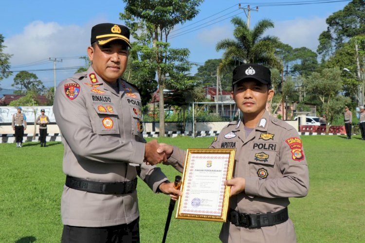 *Tangkap Pelaku Curanmor Saat Lepas Dinas, Personel Polda Lampung Dapat Hadiah Sekolah Inspektur Polisi dari Kapolri*