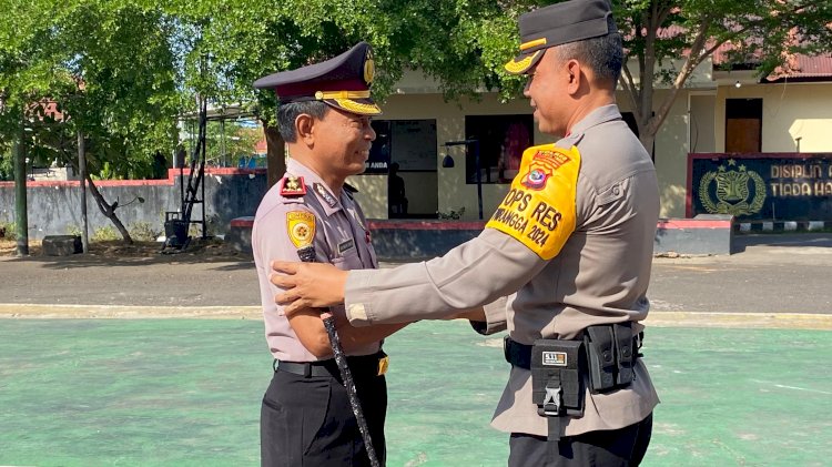 Setelah 36 tahun Tugas, AKP Sungkono Kabag SDM Polres Flotim Dapat Kenaikan Pangkat Pengabdian Setingkat lebih Tinggi Menjadi KOMPOL.